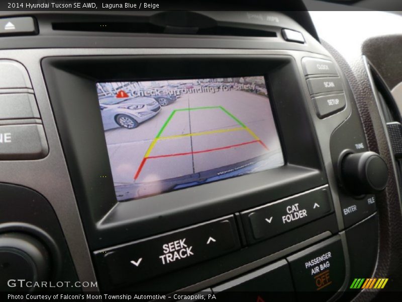 Laguna Blue / Beige 2014 Hyundai Tucson SE AWD