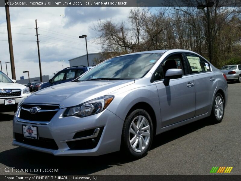 Ice Silver Metallic / Black 2015 Subaru Impreza 2.0i Premium 4 Door