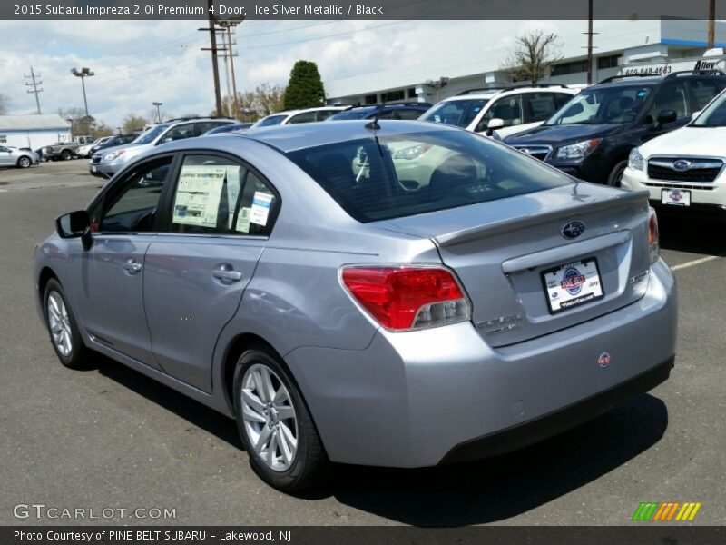 Ice Silver Metallic / Black 2015 Subaru Impreza 2.0i Premium 4 Door