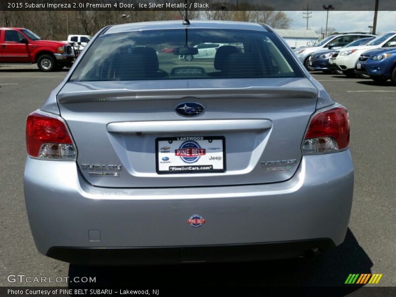 Ice Silver Metallic / Black 2015 Subaru Impreza 2.0i Premium 4 Door