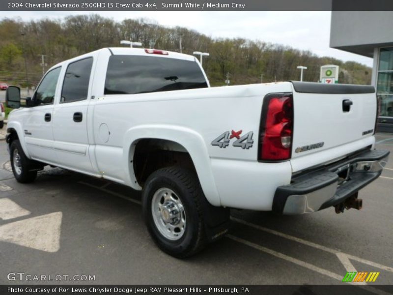 Summit White / Medium Gray 2004 Chevrolet Silverado 2500HD LS Crew Cab 4x4