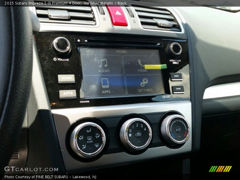 Ice Silver Metallic / Black 2015 Subaru Impreza 2.0i Premium 4 Door