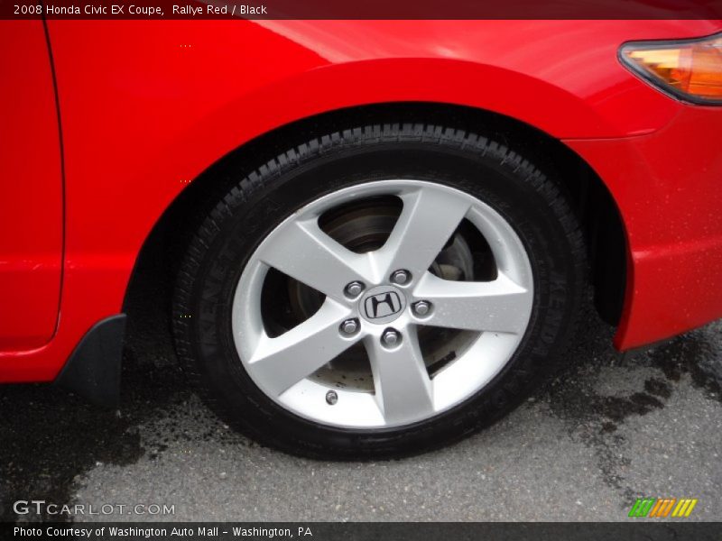 Rallye Red / Black 2008 Honda Civic EX Coupe