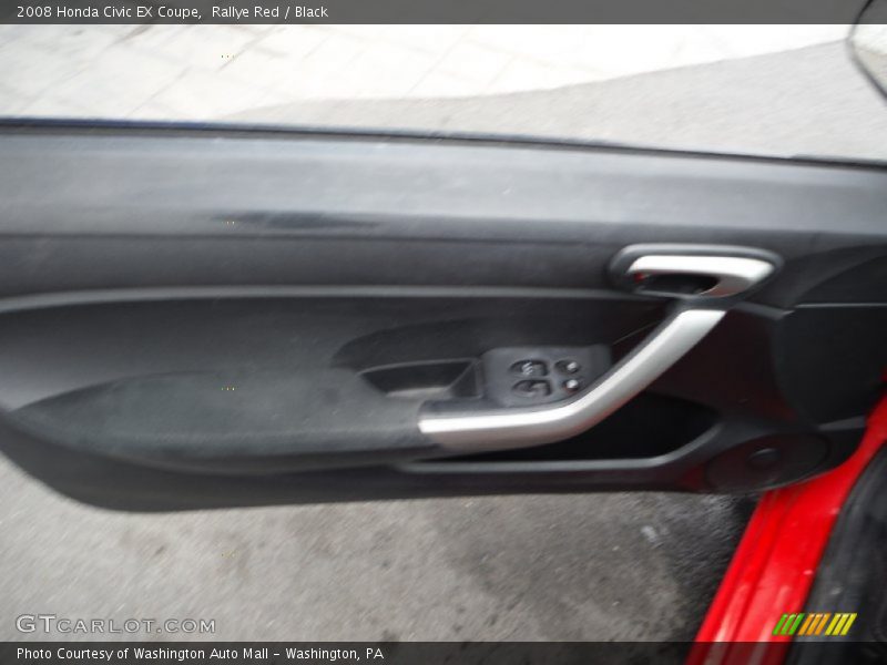 Rallye Red / Black 2008 Honda Civic EX Coupe