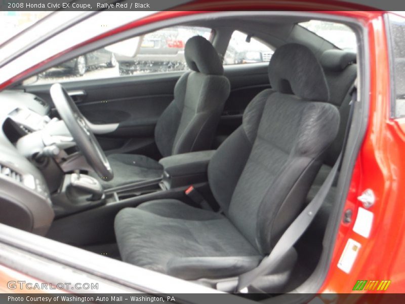 Rallye Red / Black 2008 Honda Civic EX Coupe
