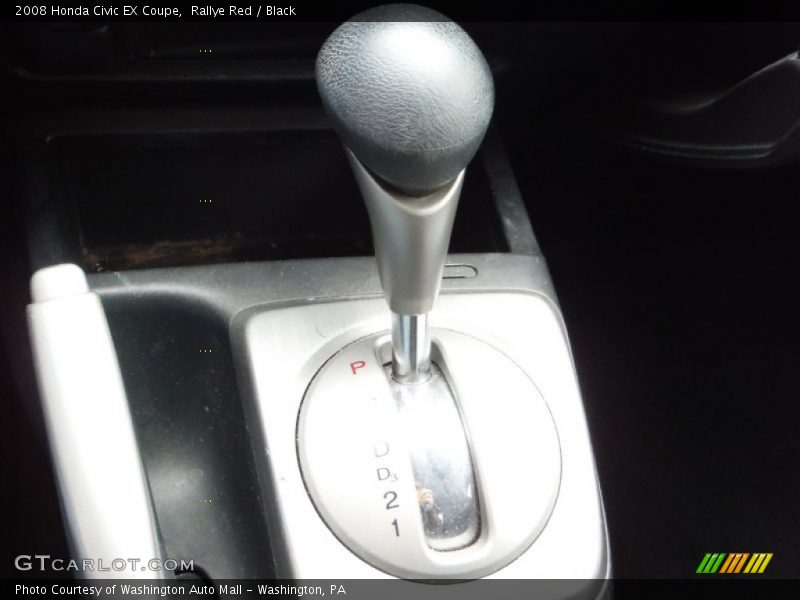 Rallye Red / Black 2008 Honda Civic EX Coupe