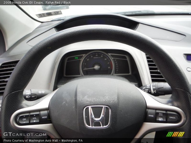 Rallye Red / Black 2008 Honda Civic EX Coupe