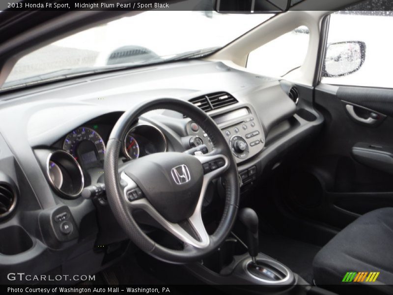 Midnight Plum Pearl / Sport Black 2013 Honda Fit Sport
