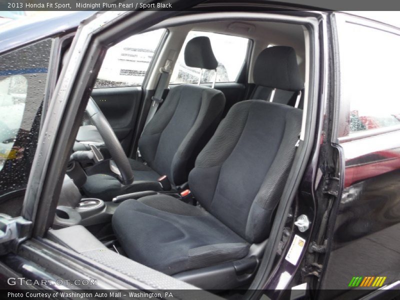 Midnight Plum Pearl / Sport Black 2013 Honda Fit Sport