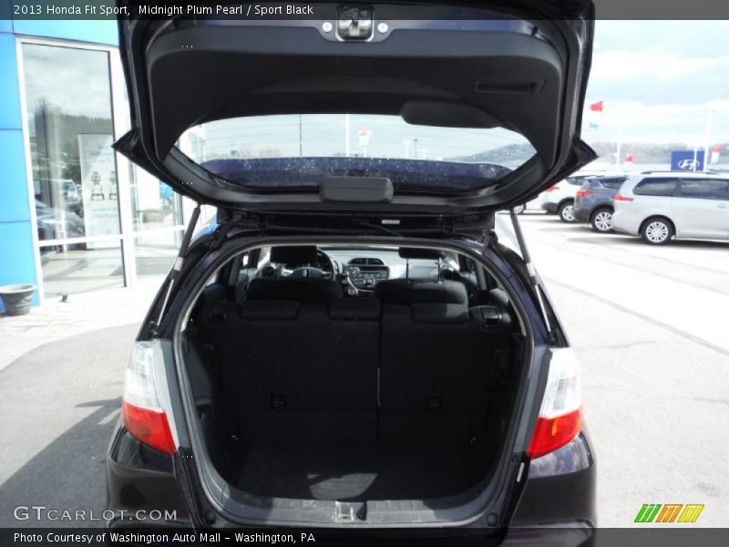 Midnight Plum Pearl / Sport Black 2013 Honda Fit Sport