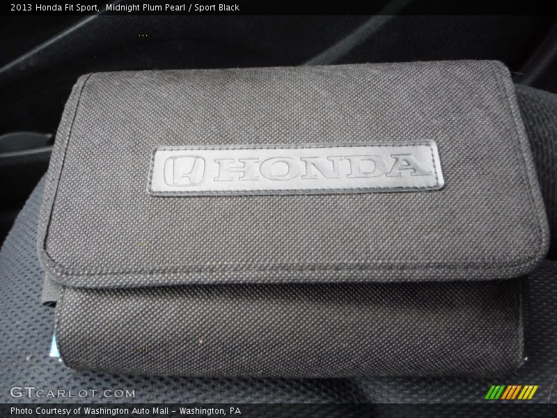 Midnight Plum Pearl / Sport Black 2013 Honda Fit Sport