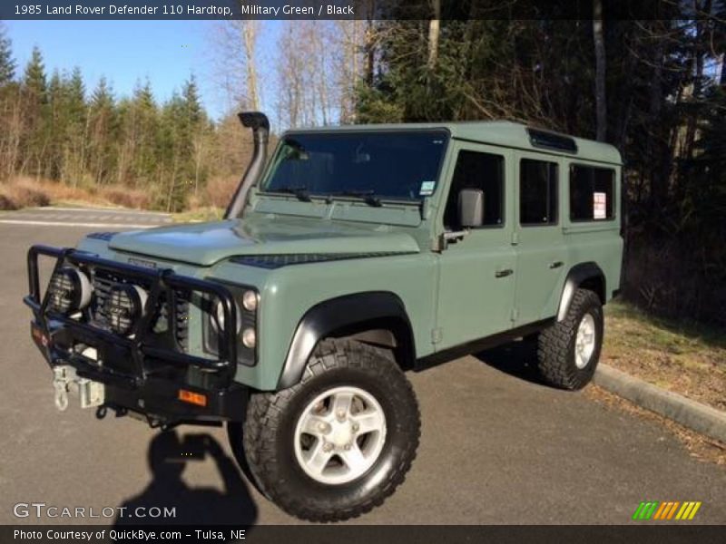 Front 3/4 View of 1985 Defender 110 Hardtop