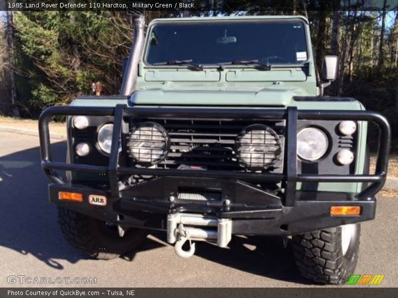 Military Green / Black 1985 Land Rover Defender 110 Hardtop