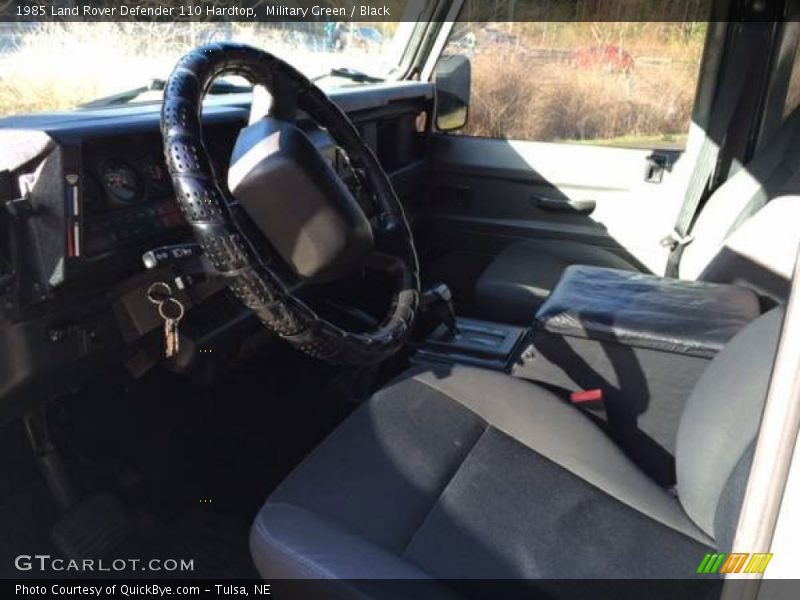 Military Green / Black 1985 Land Rover Defender 110 Hardtop
