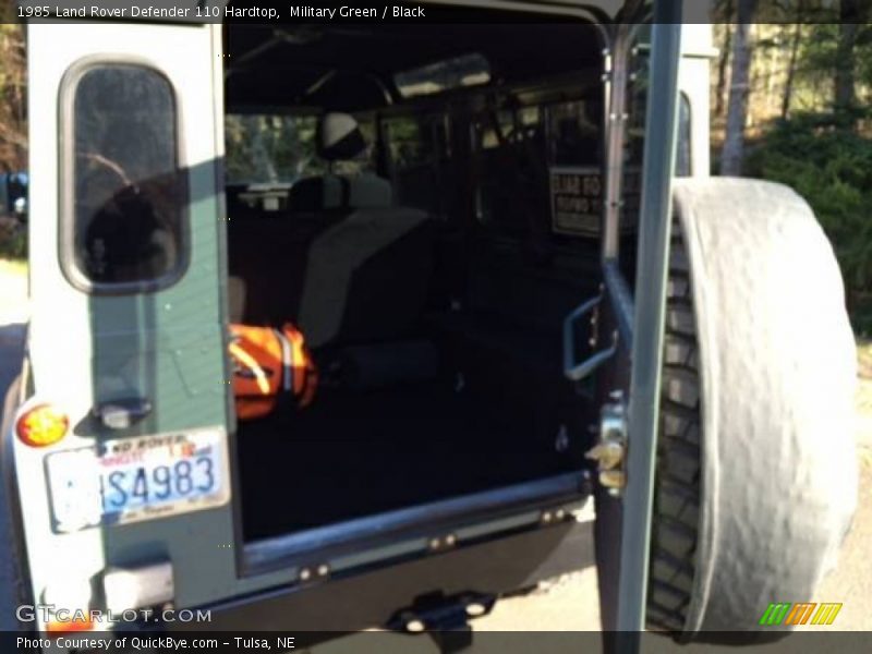 Military Green / Black 1985 Land Rover Defender 110 Hardtop