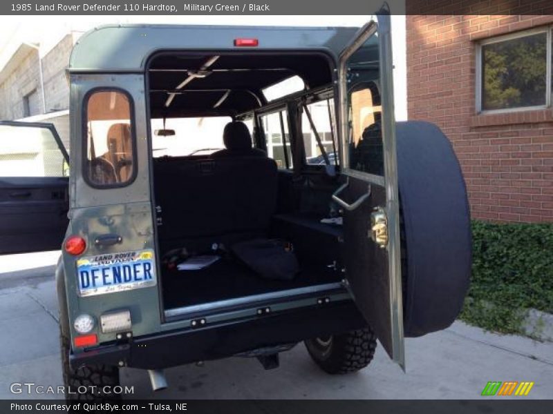 Military Green / Black 1985 Land Rover Defender 110 Hardtop