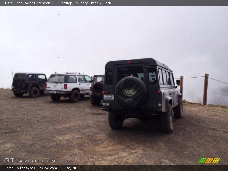 Military Green / Black 1985 Land Rover Defender 110 Hardtop