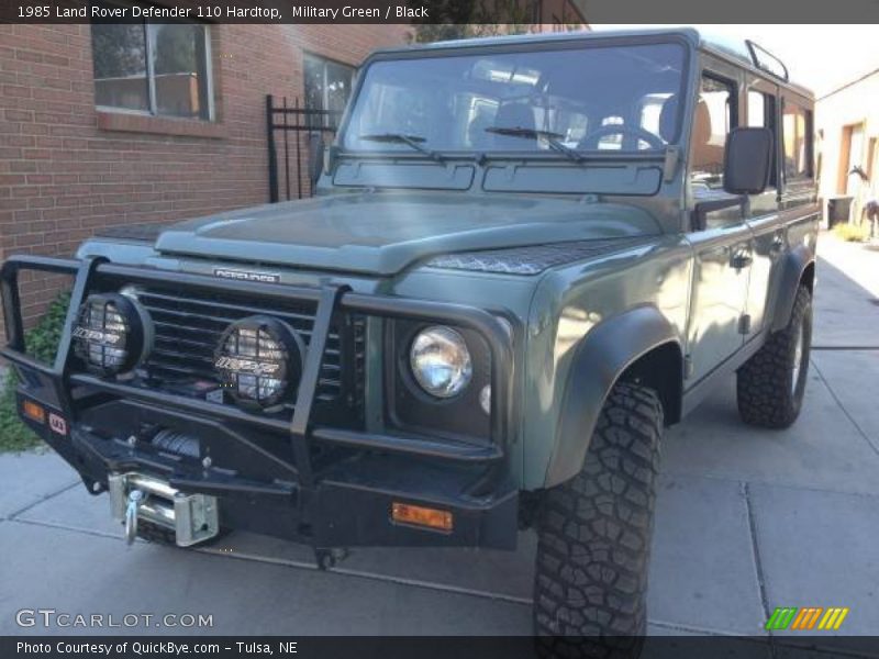 Military Green / Black 1985 Land Rover Defender 110 Hardtop