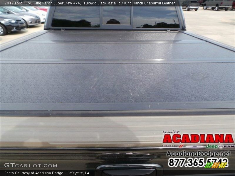 Tuxedo Black Metallic / King Ranch Chaparral Leather 2012 Ford F150 King Ranch SuperCrew 4x4