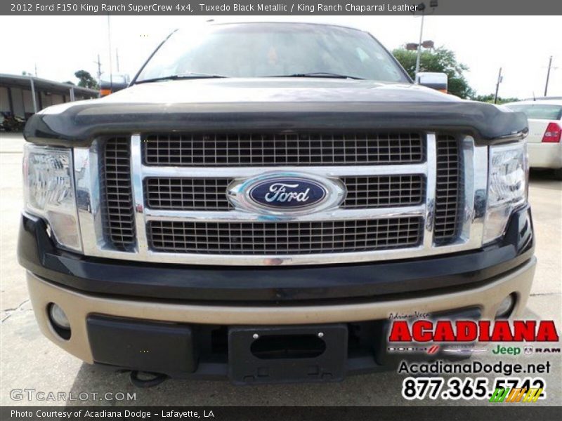 Tuxedo Black Metallic / King Ranch Chaparral Leather 2012 Ford F150 King Ranch SuperCrew 4x4