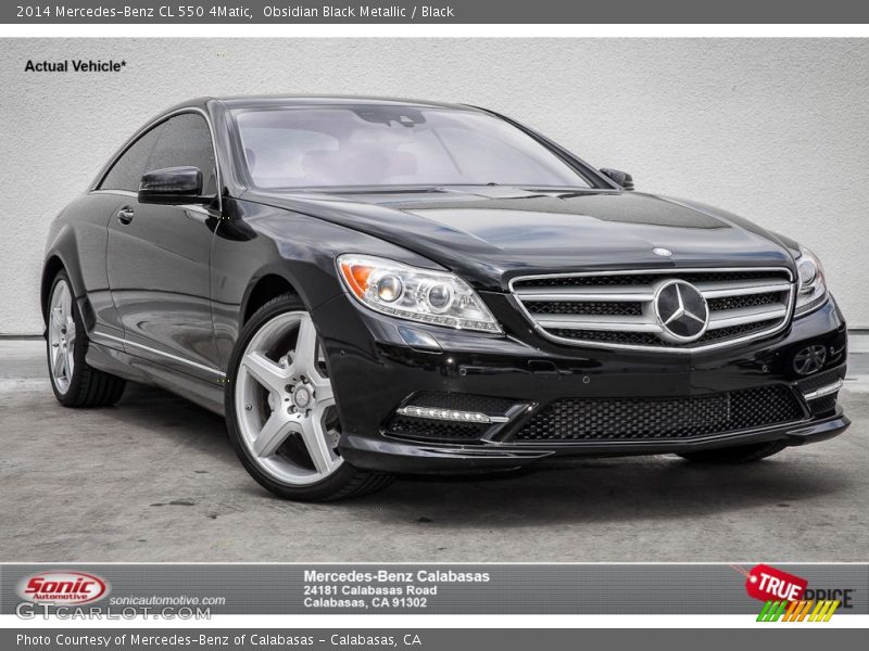 Obsidian Black Metallic / Black 2014 Mercedes-Benz CL 550 4Matic