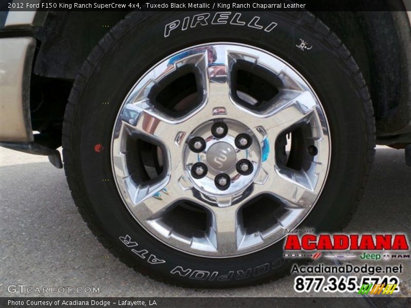 Tuxedo Black Metallic / King Ranch Chaparral Leather 2012 Ford F150 King Ranch SuperCrew 4x4