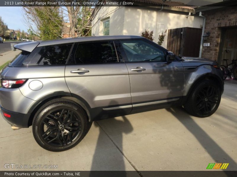 Orkney Grey Metallic / Ebony 2013 Land Rover Range Rover Evoque Pure