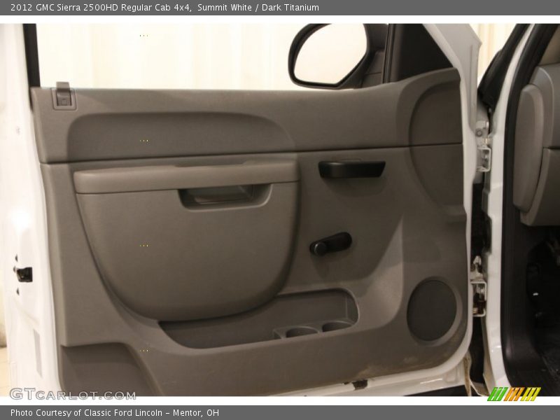 Summit White / Dark Titanium 2012 GMC Sierra 2500HD Regular Cab 4x4