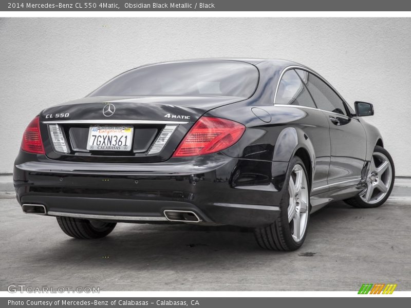 Obsidian Black Metallic / Black 2014 Mercedes-Benz CL 550 4Matic