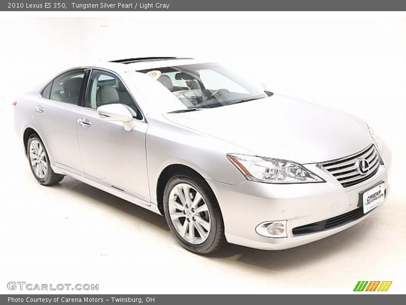 Tungsten Silver Pearl / Light Gray 2010 Lexus ES 350