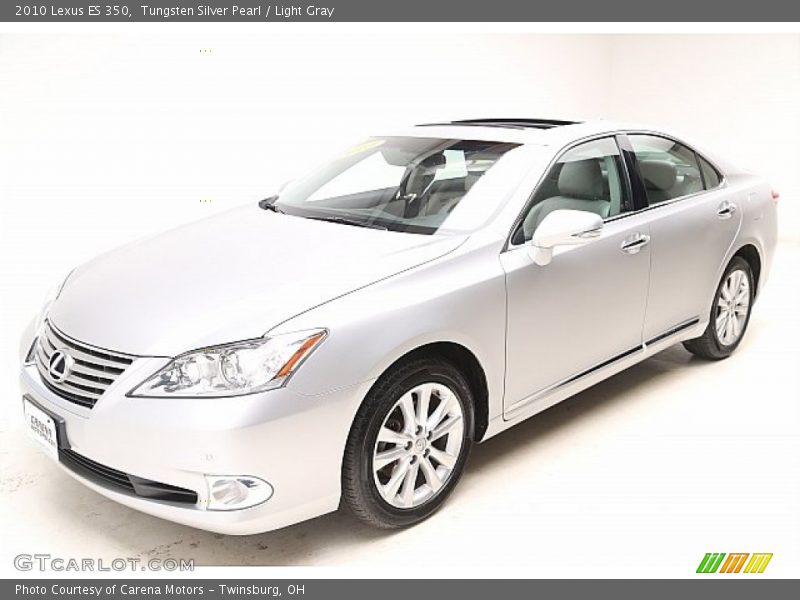 Tungsten Silver Pearl / Light Gray 2010 Lexus ES 350