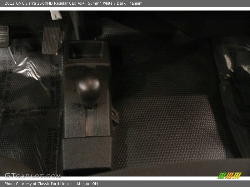 Summit White / Dark Titanium 2012 GMC Sierra 2500HD Regular Cab 4x4