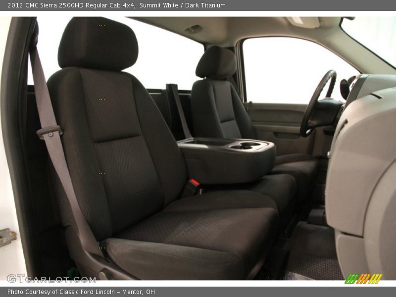 Summit White / Dark Titanium 2012 GMC Sierra 2500HD Regular Cab 4x4