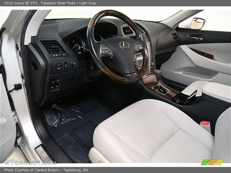 Tungsten Silver Pearl / Light Gray 2010 Lexus ES 350