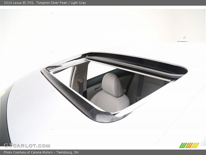 Tungsten Silver Pearl / Light Gray 2010 Lexus ES 350