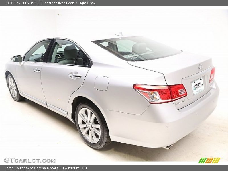 Tungsten Silver Pearl / Light Gray 2010 Lexus ES 350