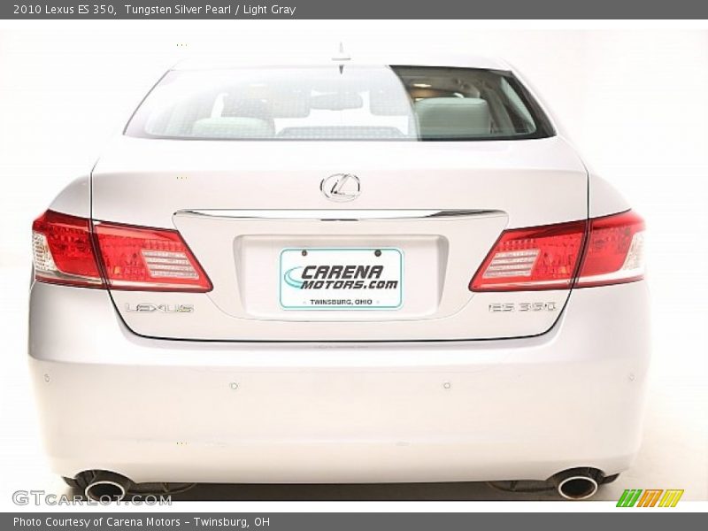 Tungsten Silver Pearl / Light Gray 2010 Lexus ES 350