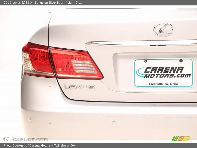 Tungsten Silver Pearl / Light Gray 2010 Lexus ES 350
