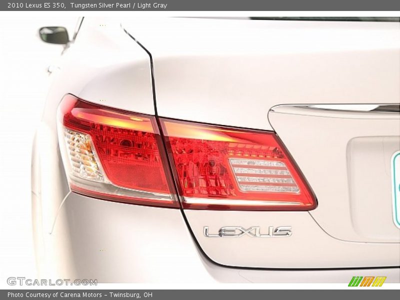Tungsten Silver Pearl / Light Gray 2010 Lexus ES 350