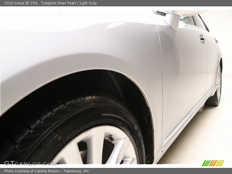 Tungsten Silver Pearl / Light Gray 2010 Lexus ES 350