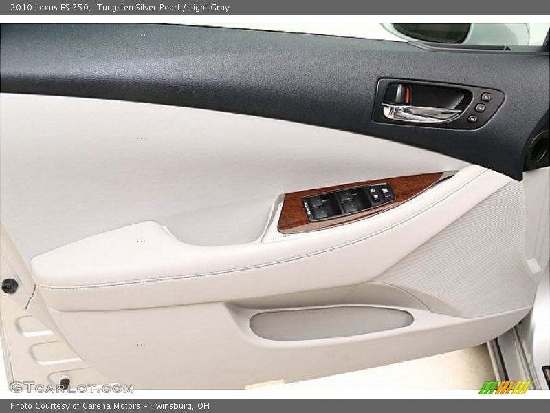 Tungsten Silver Pearl / Light Gray 2010 Lexus ES 350