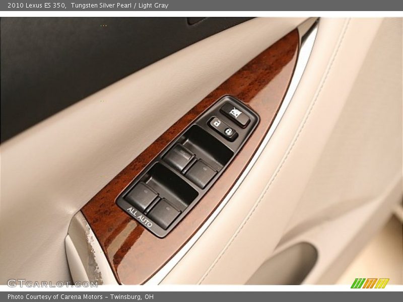 Tungsten Silver Pearl / Light Gray 2010 Lexus ES 350