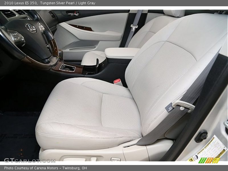 Tungsten Silver Pearl / Light Gray 2010 Lexus ES 350