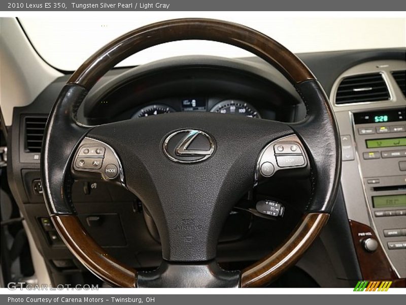 Tungsten Silver Pearl / Light Gray 2010 Lexus ES 350