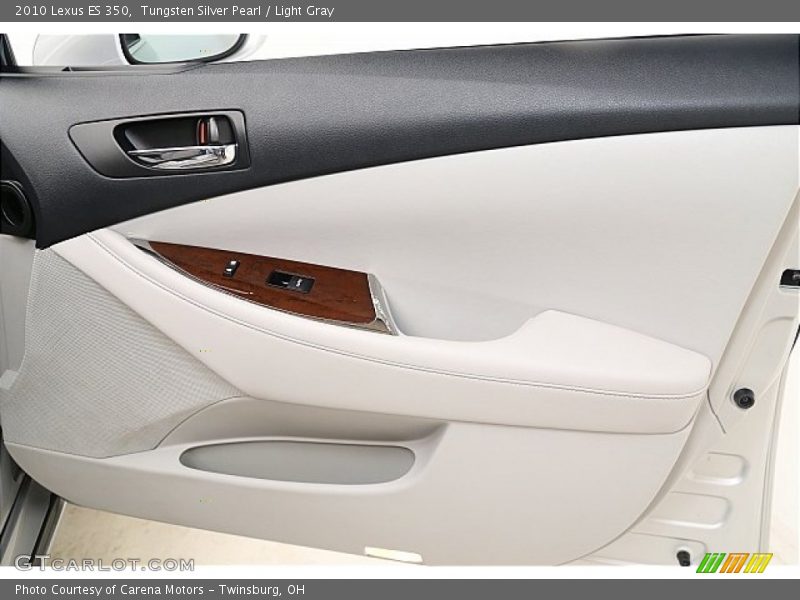 Tungsten Silver Pearl / Light Gray 2010 Lexus ES 350