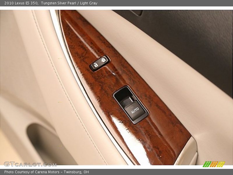 Tungsten Silver Pearl / Light Gray 2010 Lexus ES 350