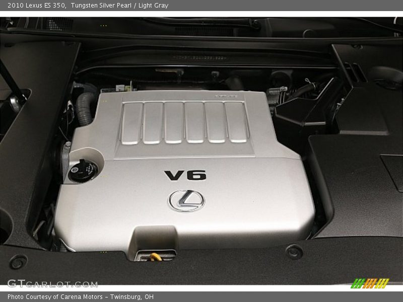 Tungsten Silver Pearl / Light Gray 2010 Lexus ES 350