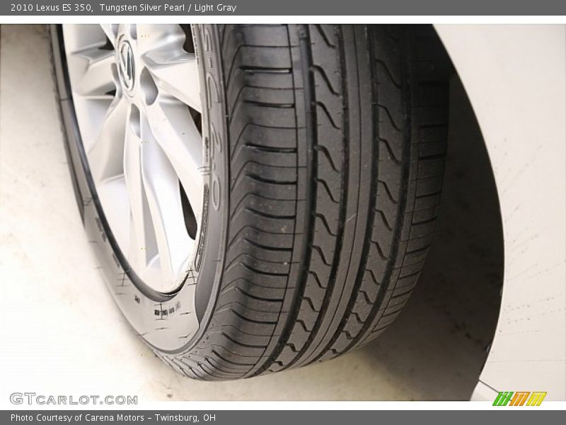 Tungsten Silver Pearl / Light Gray 2010 Lexus ES 350