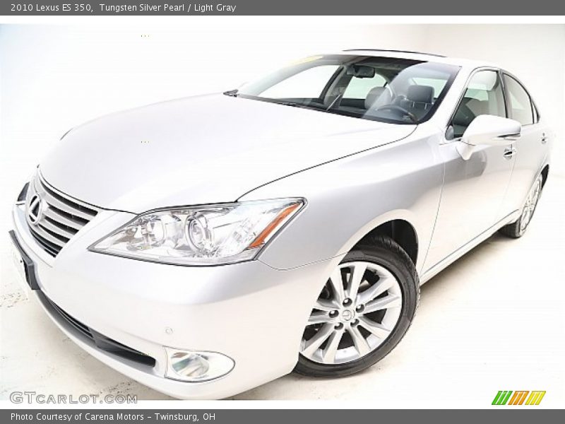 Tungsten Silver Pearl / Light Gray 2010 Lexus ES 350