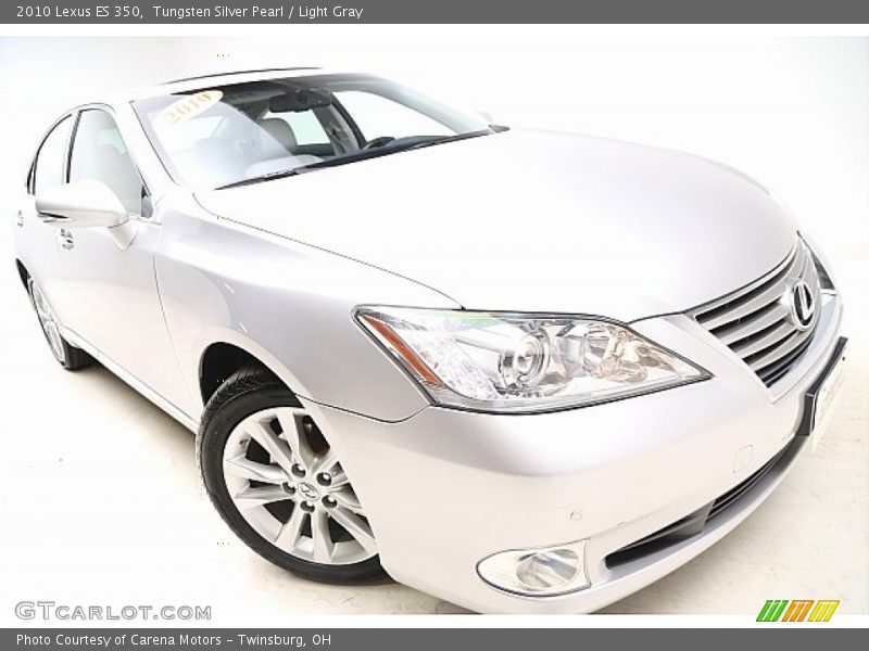 Tungsten Silver Pearl / Light Gray 2010 Lexus ES 350